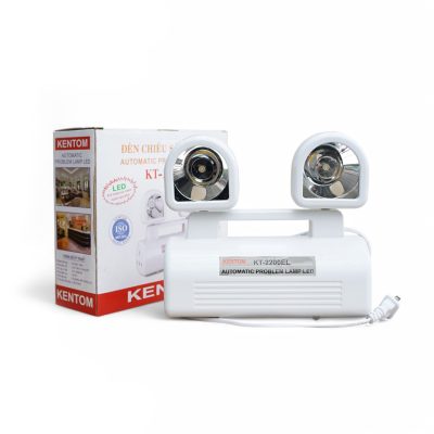 Đèn sự cố Kentom mắt ếch KT2200EL tự động chiếu sáng
